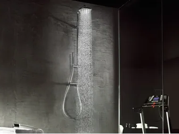 LIKID - Thermostatic shower panel with overhead shower by Nobili