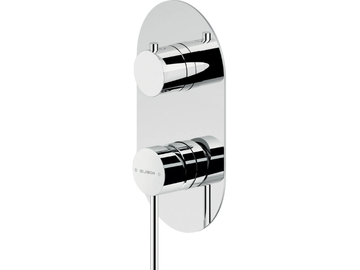VELIS - 2 hole single handle shower mixer with plate by Nobili