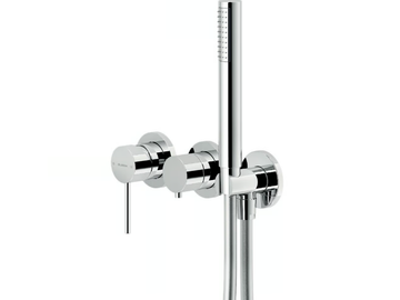 VELIS - 3 hole single handle shower mixer with hand shower by Nobili