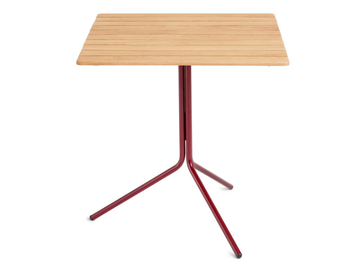 11:AN - Folding square oak table by Nola Industrier
