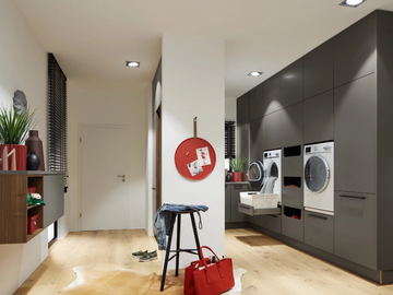PLUS GRAPHIT - Laundry room cabinet by Nolte Küchen