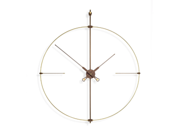 BILBAO PREMIUM - Wall-mounted wooden clock by Nomon