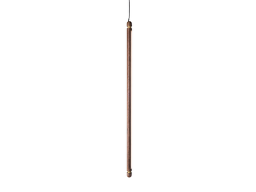 LINEA V - LED walnut pendant lamp by Nomon