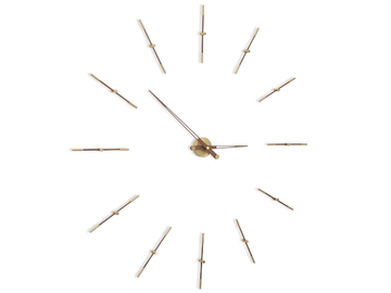 MERLIN - Wall-mounted wood and metal clock by Nomon