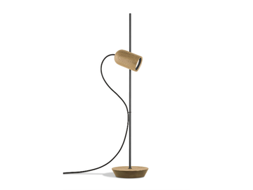 ONFA - Adjustable LED oak table lamp by Nomon