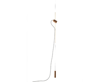 ONFA - Dimmable LED walnut pendant lamp by Nomon