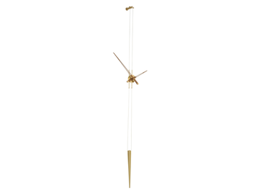 PENDULO - Wall-mounted brass clock by Nomon