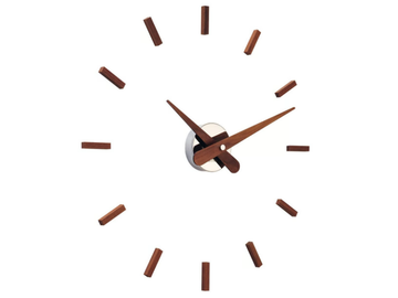 SUNSET - Wall-mounted wooden clock by Nomon