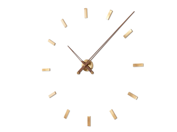 TACON - Wall-mounted brass clock by Nomon