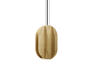EL MEDIUM CS1 - LED brass pendant lamp by NOOM