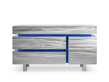 GERRIT CS1 - Stainless steel and MDF sideboard with drawers by NOOM