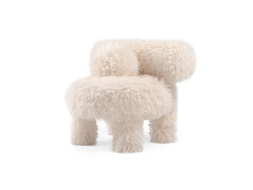GROPIUS CS1 FLUFFY EDITION - Fake fur Kids easy armchair by NOOM