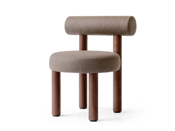 GROPIUS CS2 - Upholstered fabric and wood chair by NOOM