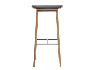 NY11 - High oak stool with integrated cushion by NORR11