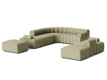 STUDIO 5 - Corner modular fabric sofa by NORR11
