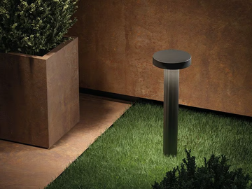 DISC - LED powder coated aluminium bollard light by Novalux