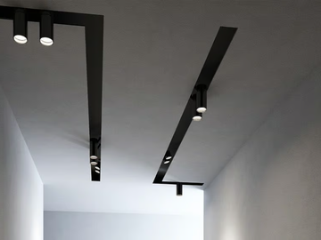 GHOST EVO - Aluminium linear lighting profile built-in by Novalux