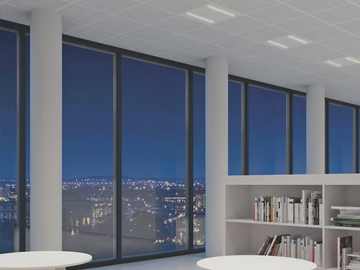 SCHOOL - LED powder coated steel Lamp for false ceiling by Novalux