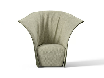 ARTICHOKE - Upholstered armchair with armrests by Novamobili