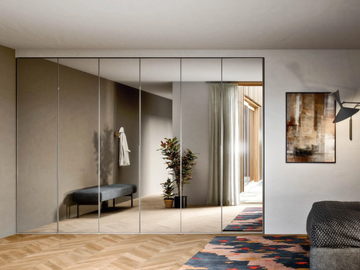 CRYSTAL - Sectional wardrobe by Novamobili