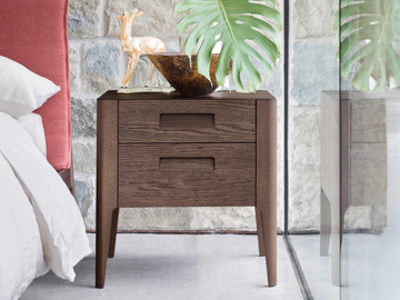 GIOTTO - Bedside table with drawers by Novamobili