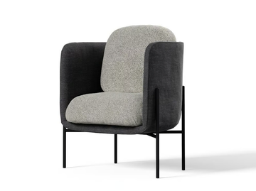 HAIKU - Easy chair with armrests by Novamobili