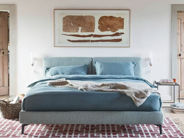 MARGOT - Upholstered fabric double bed by Novamobili