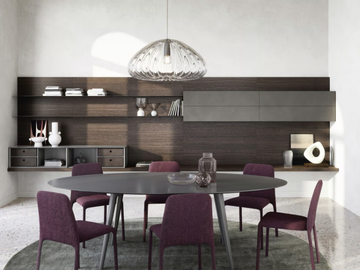 Mounting panel / equipped wall - Wall-mounted storage wall by Novamobili