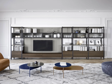 PONTILE - Modular bookcase by Novamobili