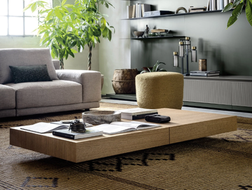 SHADOWS - Low square coffee table by Novamobili