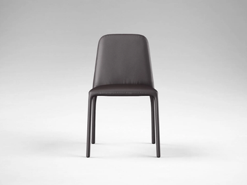 TIME - Upholstered chair with removable cover by Novamobili