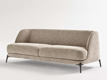VELVET - 3 seater sofa by Novamobili