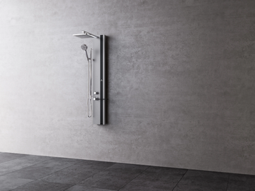 LINE 2 - Multifunction shower panel by NOVELLINI