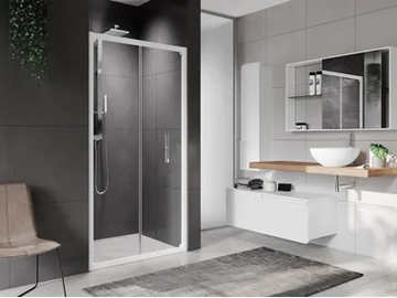 ROSE ROSSE S - Corner shower cabin with folding door by NOVELLINI
