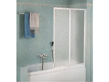 TRIS 2PV - Folding bathtub wall panel by NOVELLINI