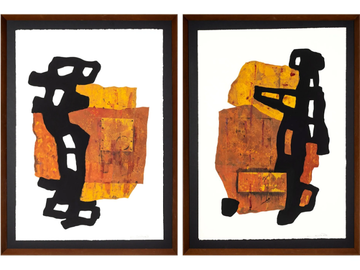 CHEBO VI & VII - Paper Painting by NOVOCUADRO ART COMPANY