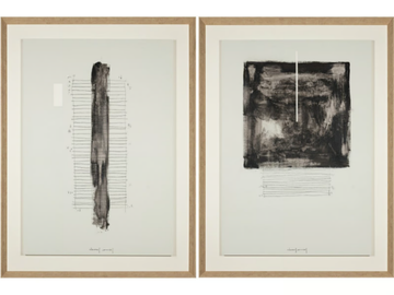 Conceptual I & II - Wooden Painting by NOVOCUADRO ART COMPANY