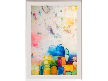 GLOW ON SURFACE - Wooden Painting by NOVOCUADRO ART COMPANY