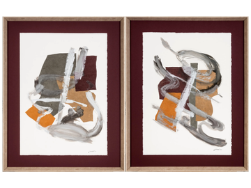 Juno I & II - Paper Painting by NOVOCUADRO ART COMPANY