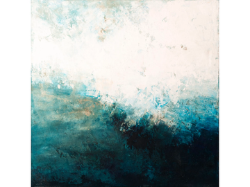 LAGOON - Canvas Painting by NOVOCUADRO ART COMPANY