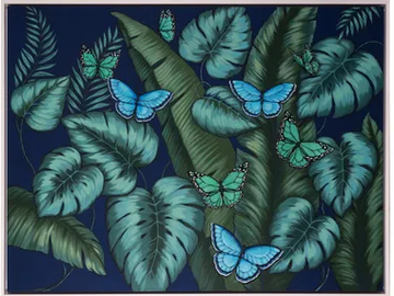 Mariposas de noche - Canvas Painting by NOVOCUADRO ART COMPANY