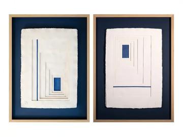 NATURAL I & II - Paper Painting by NOVOCUADRO ART COMPANY