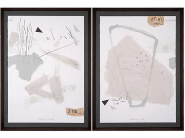 Nature I & II - Paper Painting by NOVOCUADRO ART COMPANY