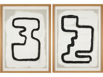 Road I & II - Paper Painting by NOVOCUADRO ART COMPANY