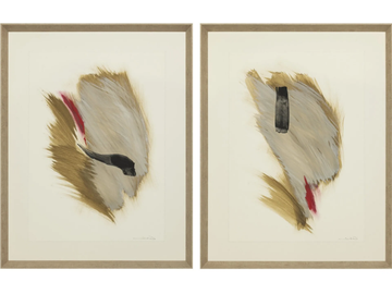 SÁHARA I & II - Paper Painting by NOVOCUADRO ART COMPANY