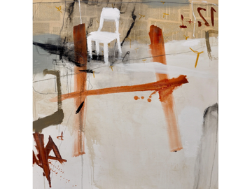 Silla blanca - Canvas Painting by NOVOCUADRO ART COMPANY