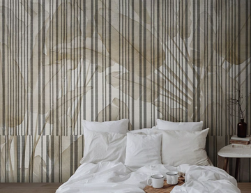 CANVAS / MIRAGE - Wallpaper with floral pattern by N.O.W. Edizioni