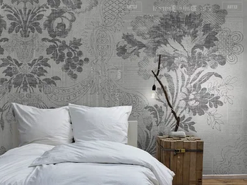 CONCRETE JOURNAL - Vinyl or fyber glass wallpaper by N.O.W. Edizioni