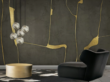 CONCRETE / KINTSUGI - Motif wallpaper by N.O.W. Edizioni
