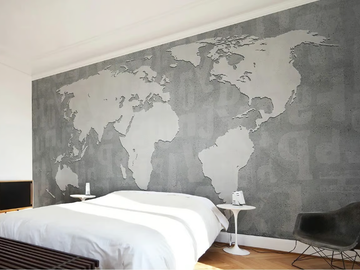 CONCRETE / MONDO - Vinyl or fyber glass wallpaper by N.O.W. Edizioni
